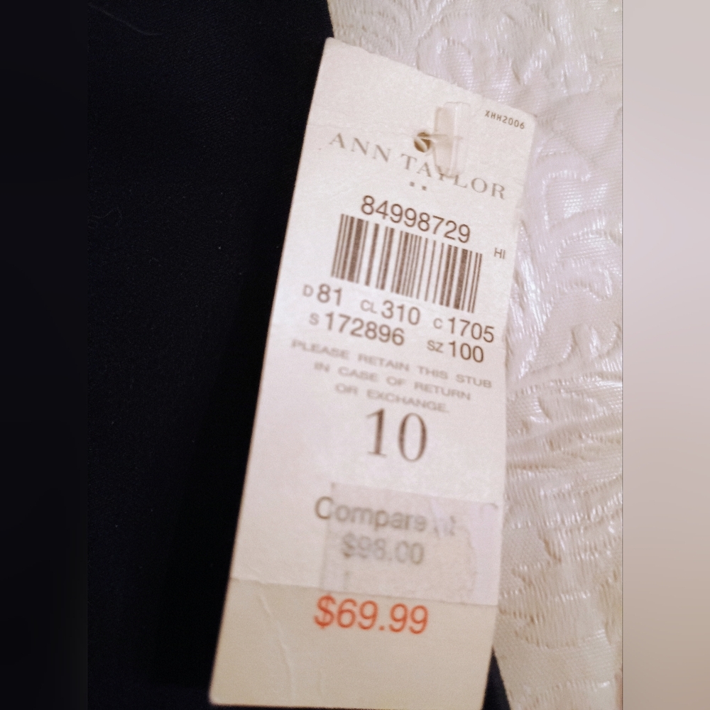Ann Taylor Classic Navy Mini Skirt - Picture 9 of 9